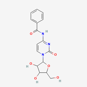 molecular formula C16H17N3O6 B7728614 N-(1-(3,4-Dihydroxy-5-(hydroxymethyl)tetrahydrofuran-2-yl)-2-oxo-1,2-dihydropyrimidin-4-yl)benzamide 