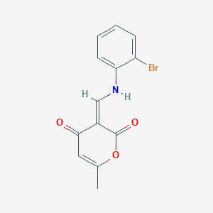 molecular formula C13H10BrNO3 B7728943 CID 5409064 