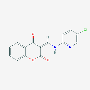 molecular formula C15H9ClN2O3 B7728998 CID 5403403 