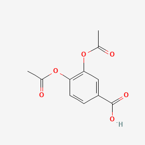 molecular formula C11H10O6 B7729033 3,4-Diacetoxybenzoic acid CAS No. 58543-13-8
