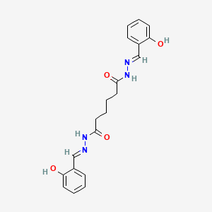 molecular formula C20H22N4O4 B7729295 Adipic bis(2-hydroxybenzylidenehydrazide) 