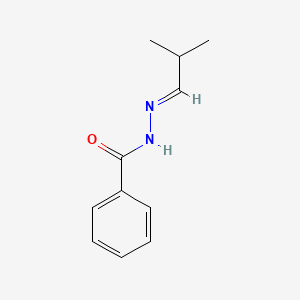molecular formula C11H14N2O B7729304 N'-[(1E)-2-methylpropylidene]benzohydrazide 
