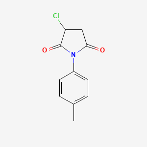 molecular formula C11H10ClNO2 B7729453 3-Chloro-1-(4-methylphenyl)pyrrolidine-2,5-dione 
