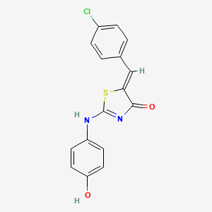 molecular formula C16H11ClN2O2S B7729476 CID 709351 