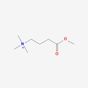 molecular formula C8H18NO2+ B077295 Carpronium CAS No. 14075-13-9