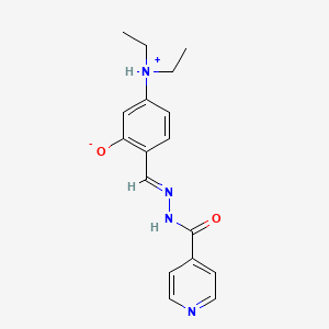 5-(diethylammonio)-2-{(E)-[2-(pyridin-4-ylcarbonyl)hydrazinylidene]methyl}phenolate