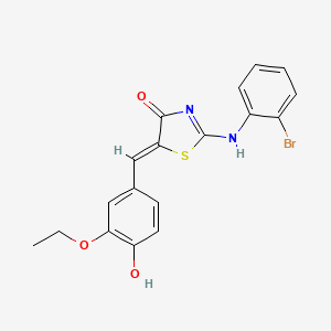 molecular formula C18H15BrN2O3S B7729847 CID 1526497 