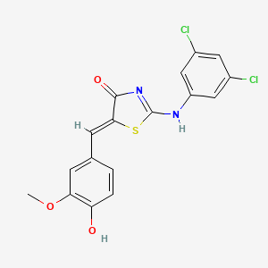 molecular formula C17H12Cl2N2O3S B7729856 CID 1526485 
