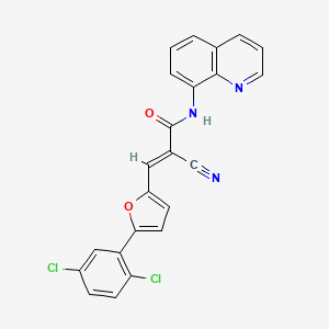 molecular formula C23H13Cl2N3O2 B7729910 SIRT2 Inhibitor, Inactive Control, AGK7 