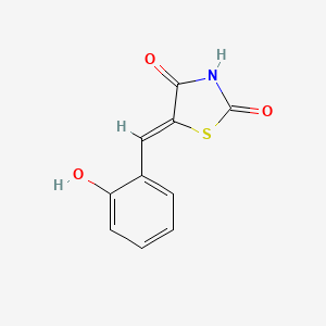 molecular formula C10H7NO3S B7731207 5-(2-Hydroxybenzylidene)thiazolidine-2,4-dione 