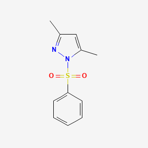 molecular formula C11H12N2O2S B7731266 3,5-dimethyl-1-(phenylsulfonyl)-1H-pyrazole CAS No. 13658-68-9