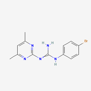 molecular formula C13H14BrN5 B7731339 Cambridge id 5804741 
