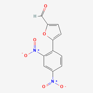 molecular formula C11H6N2O6 B7731412 5-(2,4-二硝基苯基)呋喃-2-甲醛 