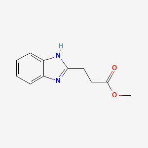 molecular formula C11H12N2O2 B7731693 methyl 3-(1H-benzimidazol-2-yl)propanoate 