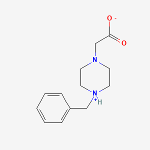 molecular formula C13H18N2O2 B7731775 (4-Benzylpiperazin-4-ium-1-yl)acetate 