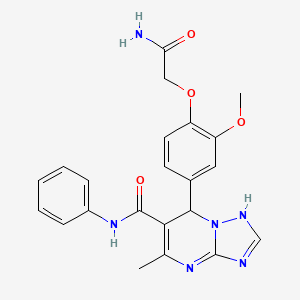 molecular formula C22H22N6O4 B7731844 CID 16433429 
