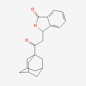 molecular formula C20H22O3 B7731886 3-[2-(Adamantan-1-yl)-2-oxoethyl]-1,3-dihydro-2-benzofuran-1-one 