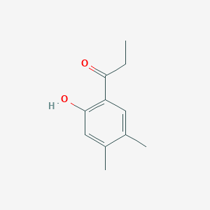 molecular formula C11H14O2 B7731921 1-(2-Hydroxy-4,5-dimethylphenyl)propan-1-one CAS No. 5384-13-4