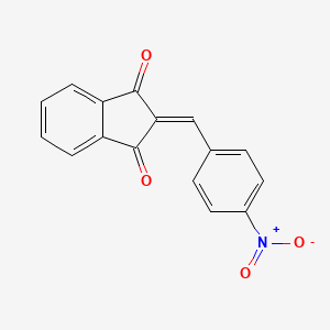 molecular formula C16H9NO4 B7732016 2-(4-Nitrobenzylidene)-1,3-indandione CAS No. 15875-60-2
