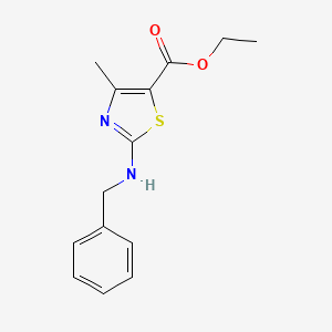 molecular formula C14H16N2O2S B7732017 Ethyl 2-(benzylamino)-4-methyl-1,3-thiazole-5-carboxylate 