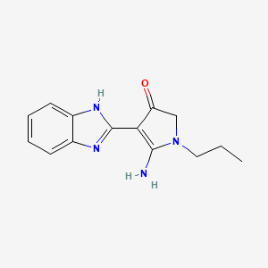 molecular formula C14H16N4O B7732028 CID 16439976 