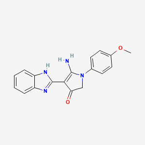 molecular formula C18H16N4O2 B7732039 CID 716301 