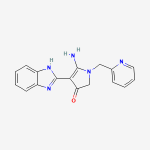 molecular formula C17H15N5O B7732049 CID 16439993 