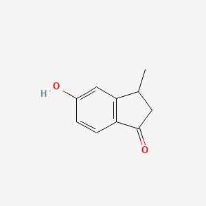 molecular formula C10H10O2 B7732075 5-Hydroxy-3-methyl-1-indanone CAS No. 57878-30-5