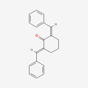 molecular formula C20H18O B7732130 (2Z,6E)-2,6-dibenzylidenecyclohexanone CAS No. 251909-29-2