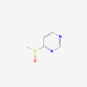 B077329 4-(Methylsulfinyl)pyrimidine CAS No. 14080-20-7
