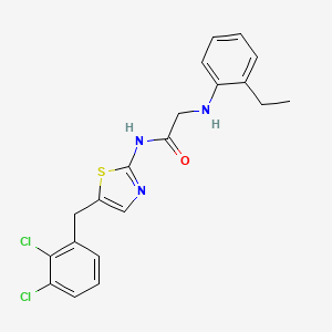 N-[5-(2,3-dichlorobenzyl)-1,3-thiazol-2-yl]-N~2~-(2-ethylphenyl)glycinamide