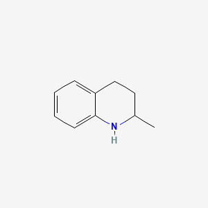 molecular formula C10H13N B7733761 1,2,3,4-Tetrahydroquinaldine CAS No. 1334-81-2
