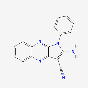 2-amino-1-phenyl-1H-pyrrolo[2,3-b]quinoxaline-3-carbonitrile