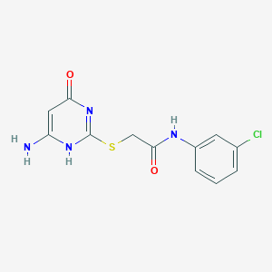 molecular formula C12H11ClN4O2S B7734175 CID 865058 