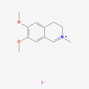 6,7-Dimethoxy-2-methyl-3,4-dihydroisoquinolin-2-ium iodide