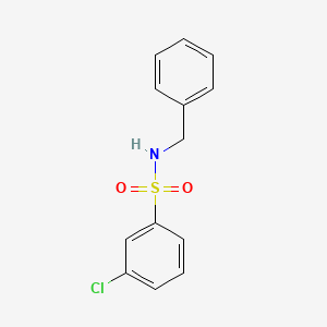 molecular formula C13H12ClNO2S B7734197 N-Benzyl-3-chloro-benzenesulfonamide CAS No. 16937-20-5