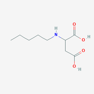 molecular formula C9H17NO4 B7734238 N-pentylaspartic acid 