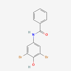 molecular formula C13H9Br2NO2 B7734253 N-(3,5-dibromo-4-hydroxyphenyl)benzamide 