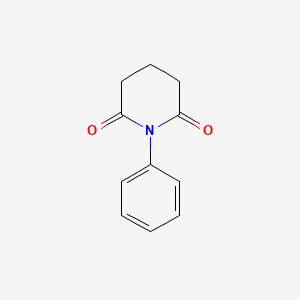 molecular formula C11H11NO2 B7734492 1-Phenylpiperidine-2,6-dione CAS No. 5768-13-8