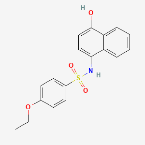 4-ethoxy-N-(4-hydroxy-1-naphthyl)benzenesulfonamide