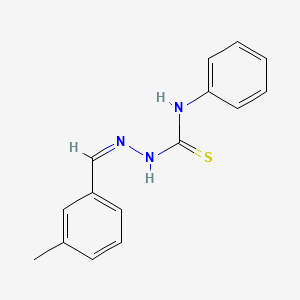 1-[(Z)-(3-methylphenyl)methylideneamino]-3-phenylthiourea