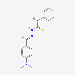 molecular formula C16H18N4S B7735046 4-(Dimethylamino)benzaldehyde N-phenylthiosemicarbazone CAS No. 1332462-93-7