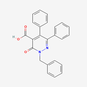 2-Benzyl-3-oxo-5,6-diphenylpyridazine-4-carboxylic acid