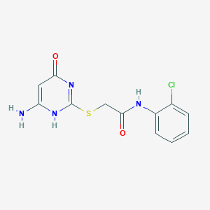 molecular formula C12H11ClN4O2S B7735437 CID 865059 