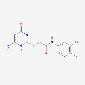molecular formula C13H13ClN4O2S B7735438 CID 2171830 
