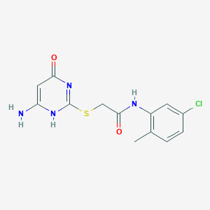 molecular formula C13H13ClN4O2S B7735448 CID 3986815 