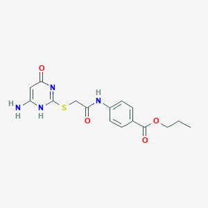 molecular formula C16H18N4O4S B7735459 CID 7575722 