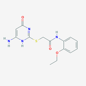 molecular formula C14H16N4O3S B7735465 CID 863563 