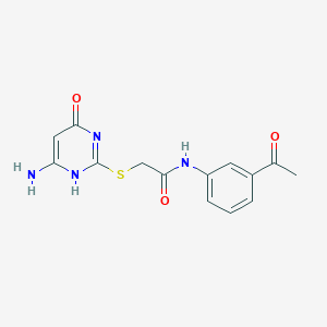 molecular formula C14H14N4O3S B7735466 CID 2462356 