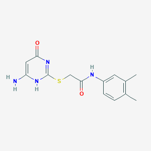 molecular formula C14H16N4O2S B7735500 CID 2411169 